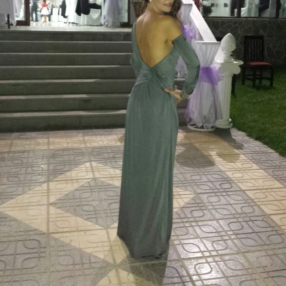 Aftershock London Dresses | Aftershock London Gray Long Dress Size Xs | Color: Gray | Size: Xs | Blertapg's Closet